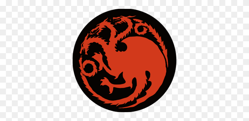 350x350 The Crowned Dragons - Game Of Thrones Dragon PNG