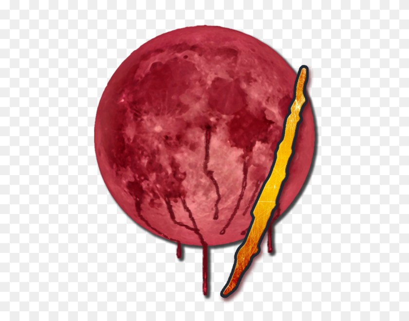 600x600 The Dark Eye Moon Of Blood Xendex - Red Moon PNG