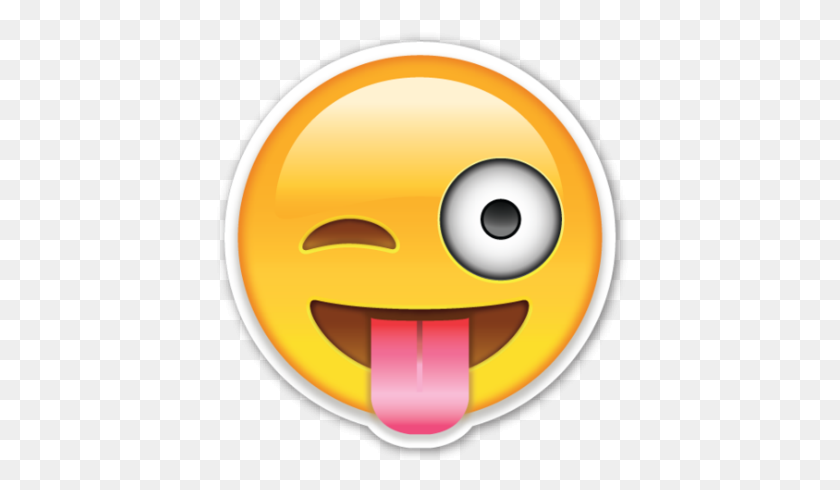 430x430 La Guía Definitiva Para El Uso De Emoji Con Inclinación Romántica Insomniac - Winky Face Clipart