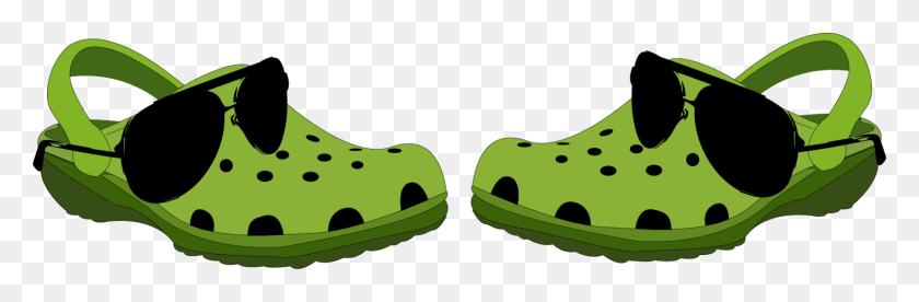 1501x416 The Depaulia Crocs Make Come Back - Crocs PNG