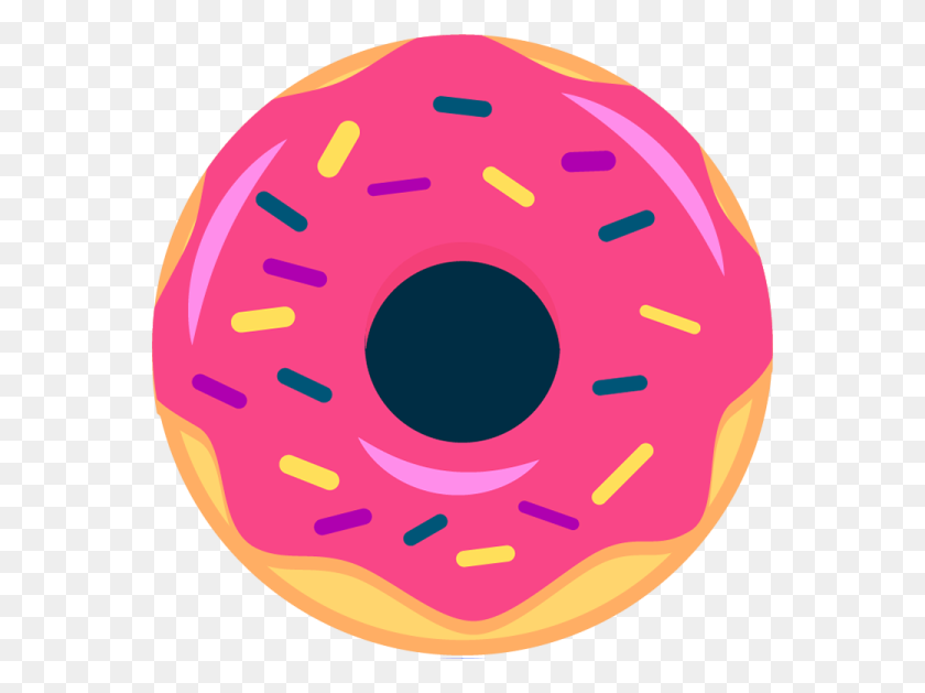 566x569 The Donut Knife Hit Wiki Fandom Powered - Donut Agujeros De Imágenes Prediseñadas