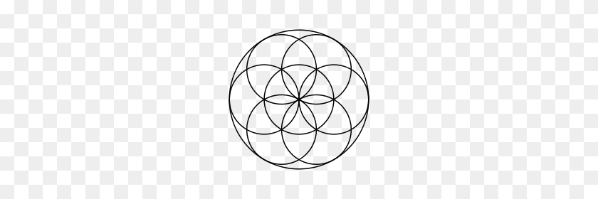 220x220 La Flor De La Vida, La Geometría, Los Círculos De Los Cultivos Y El Espacio-Tiempo - Flor De La Vida Png