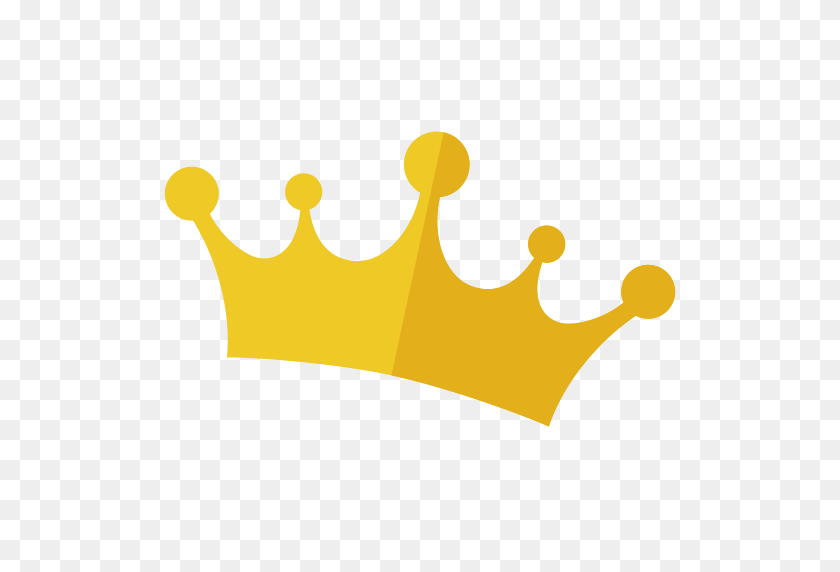 512x512 The Golden Crown, Golden, Layout Icon With Png And Vector Format - Crown PNG Vector