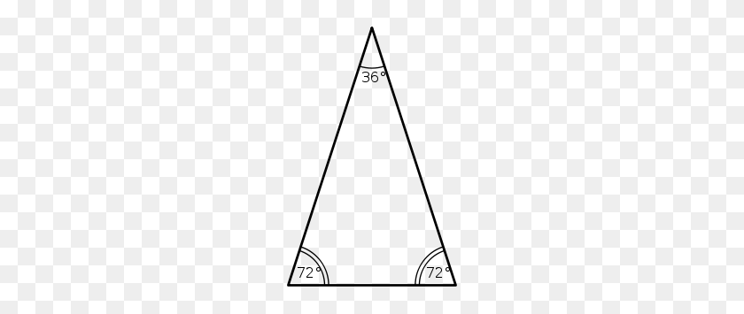 192x295 The Golden Ratio Golden Triangles - Gold Triangle PNG
