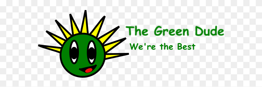 600x221 The Green Dude Png Clip Arts For Web - Cool Dude Clipart