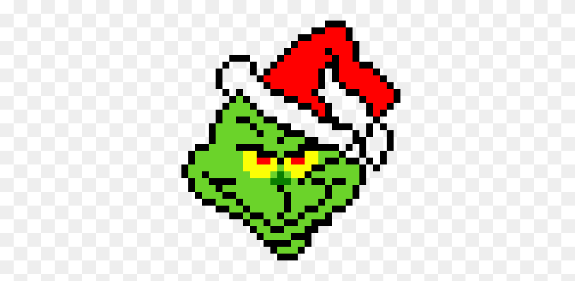 330x350 The Grinch Pixel Art Maker - The Grinch PNG