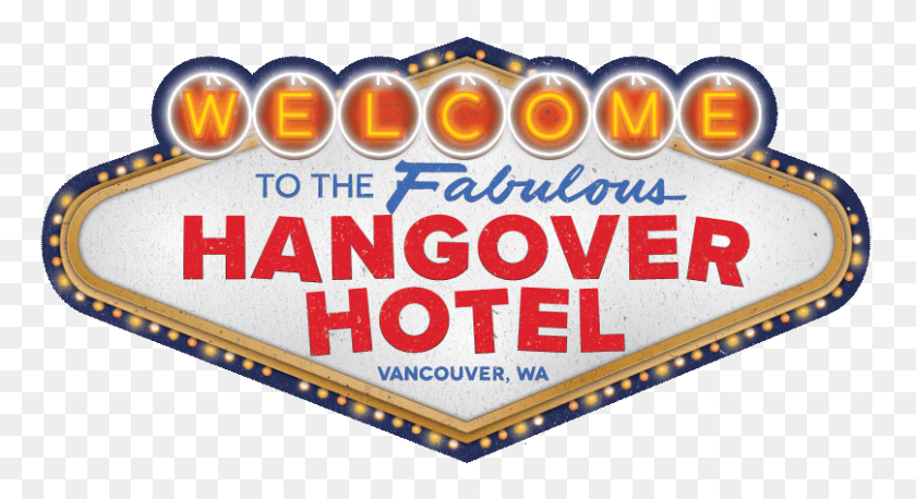 807x412 The Hangover Hotel Escape Room Nw Escape Experience - Vegas Sign Clip Art
