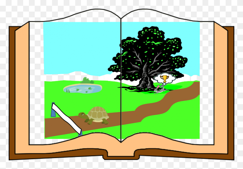 958x644 The Hare And The Tortoise Bilingual Avenue - Tortoise And The Hare Clipart