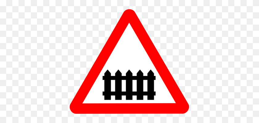 387x340 Знак Дорожного Движения Код Шоссе, Предупреждающий Знак, Дорога - Вид Сбоку Дороги Клипарт
