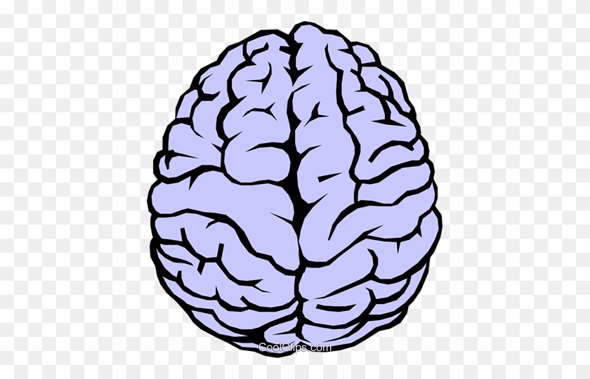 421x480 Человеческий Мозг Роялти Бесплатно Векторные Иллюстрации - Разум Клипарт