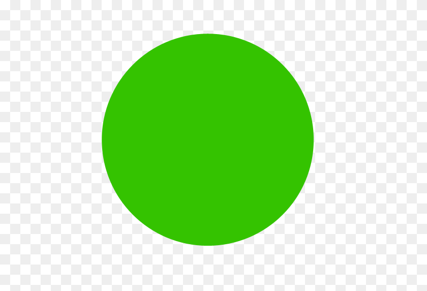 512x512 Непрекращающаяся Одержимость Всемогущей Зеленой Точкой - Зеленый Круг Png