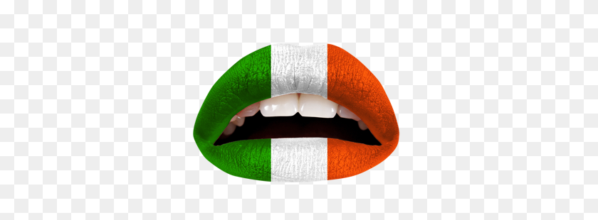 352x250 The Irish Flag Violent Lips - Irish Flag PNG