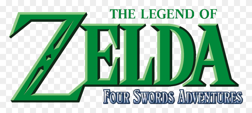 1018x414 La Leyenda De Zelda Four Swords Adventures - Logotipo De Zelda Png