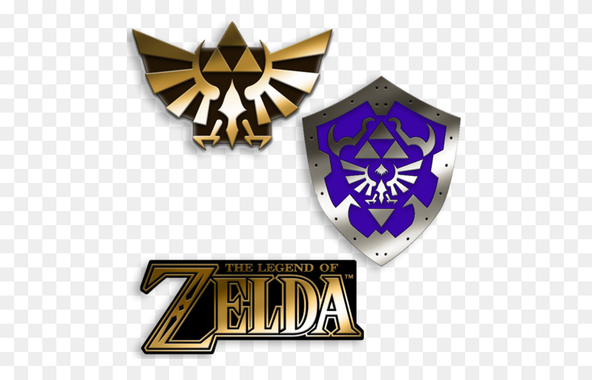 480x480 The Legend Of Zelda Trading Card Fun Pack - Zelda Logo PNG