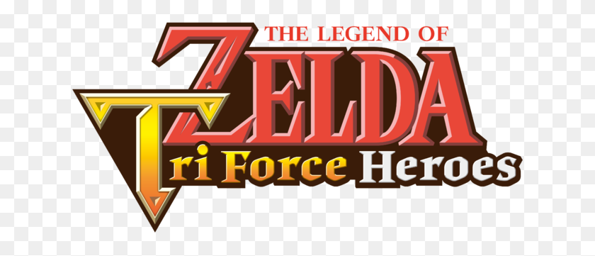 640x301 La Leyenda De Zelda Tri Force Heroes Logotipo - Logotipo De Zelda Png