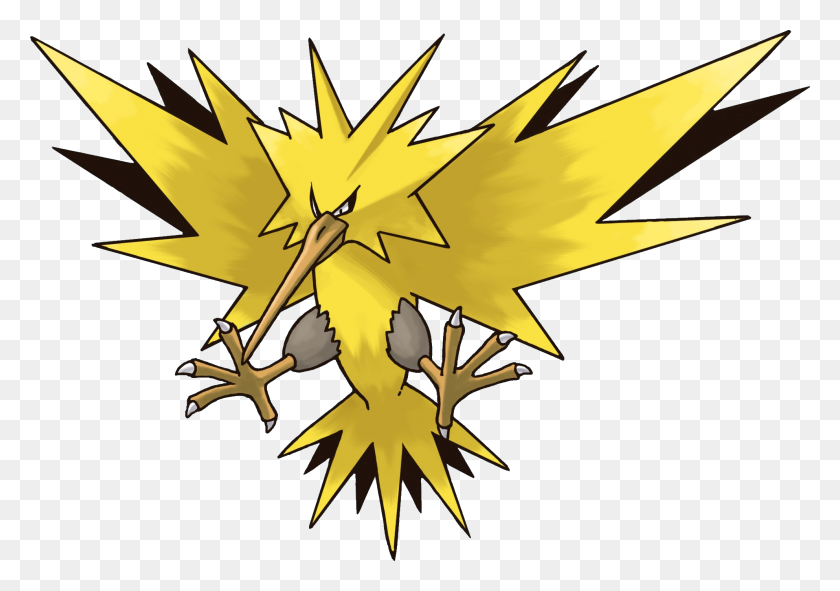 1985x1352 The Legendary Zapdos Officially Begins Appearing In Go - Moltres PNG