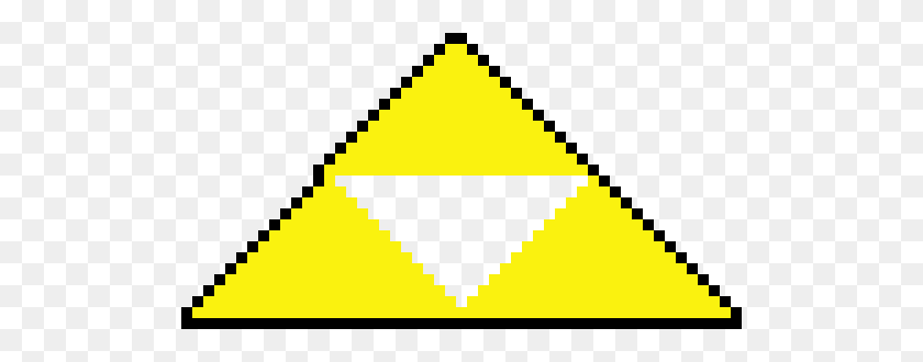 530x270 Lengends Из Zelda Triforce Pixel Art Maker - Трифорс Png