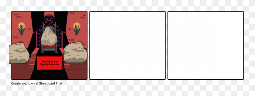 1164x385 The Life Of The Uganda Knuckles Storyboard - And Knuckles PNG
