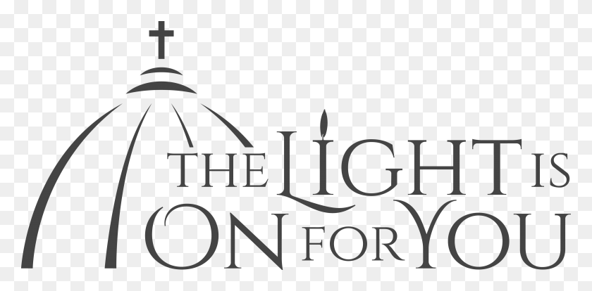 4167x1894 The Light Is On For You - Worship Clipart Black And White