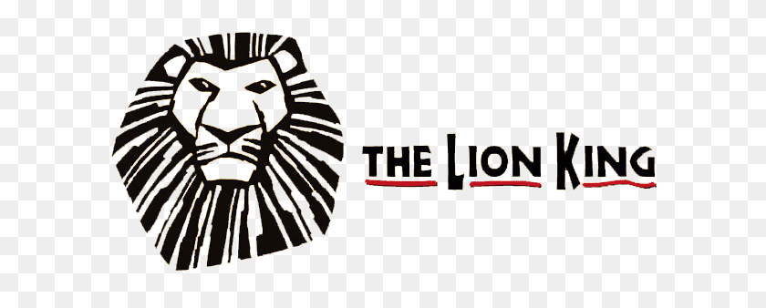 618x278 Логотип Король Лев - Черно-Белый Клипарт Король Лев