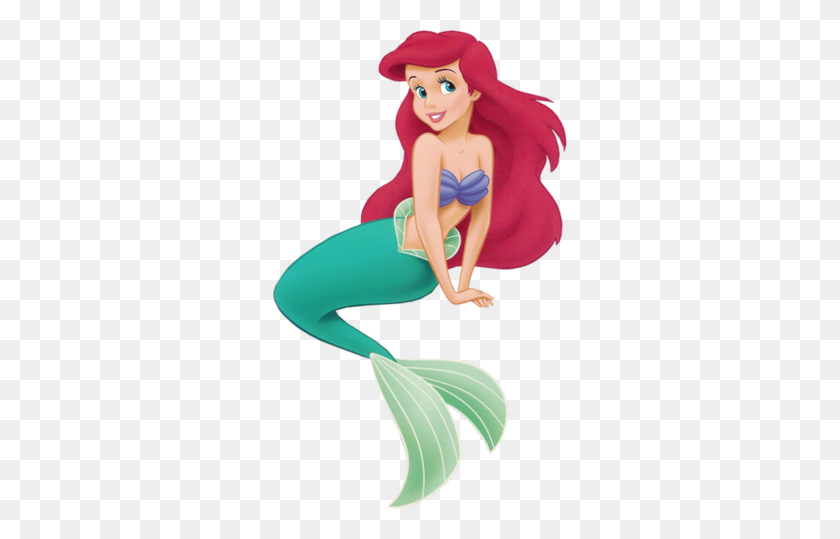 294x479 The Little Mermaid Mermaid Theme Mermaid, Ariel - The Little Mermaid PNG