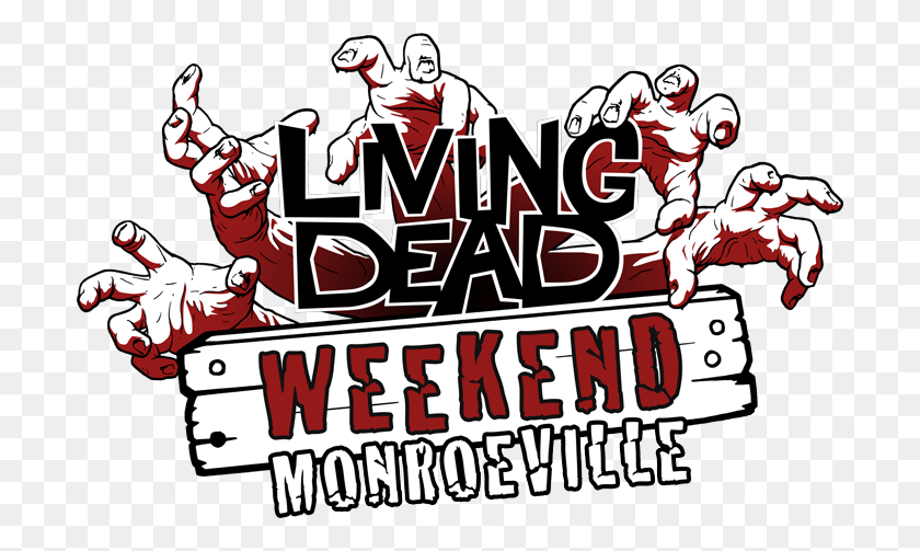 700x443 The Living Dead Weekend - The Walking Dead Clipart