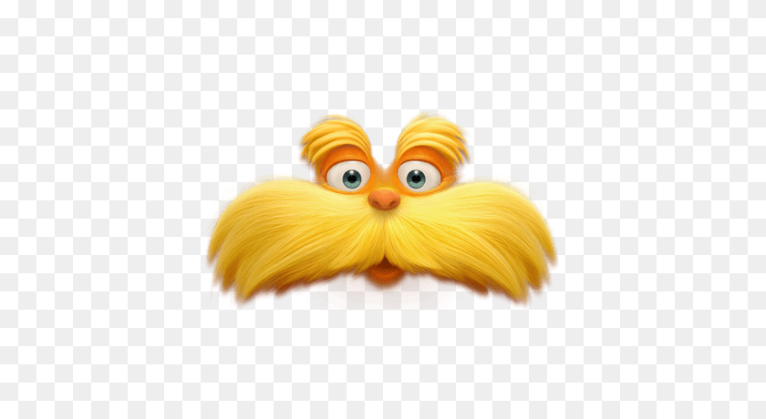 400x400 The Lorax Eyebrow And Moustache Transparent Png - Mustache Transparent PNG
