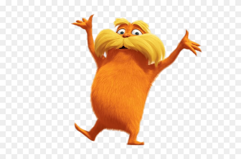600x497 The Lorax Face Transparent Png - The Lorax Clipart