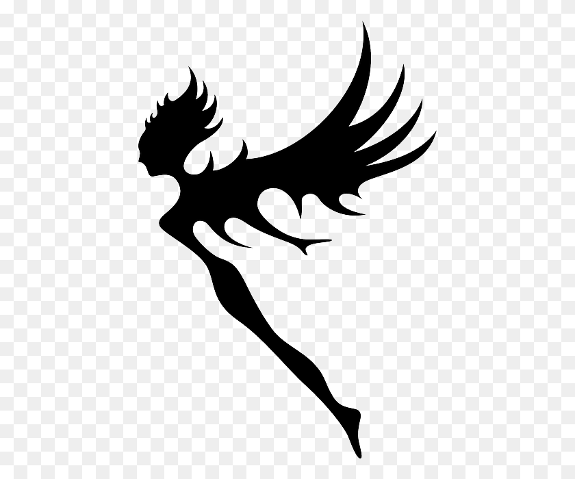 436x640 The Magical Creatures Of New Zealand Poms Away! - Angel Of Death Clipart