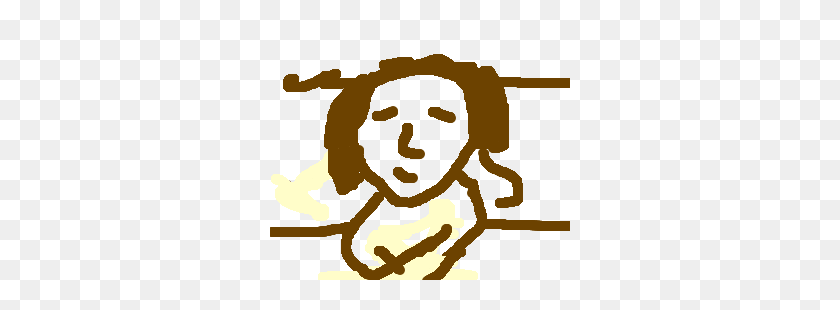 300x250 The Mona Lisa, But Painted With Poop Drawing - Mona Lisa Clipart