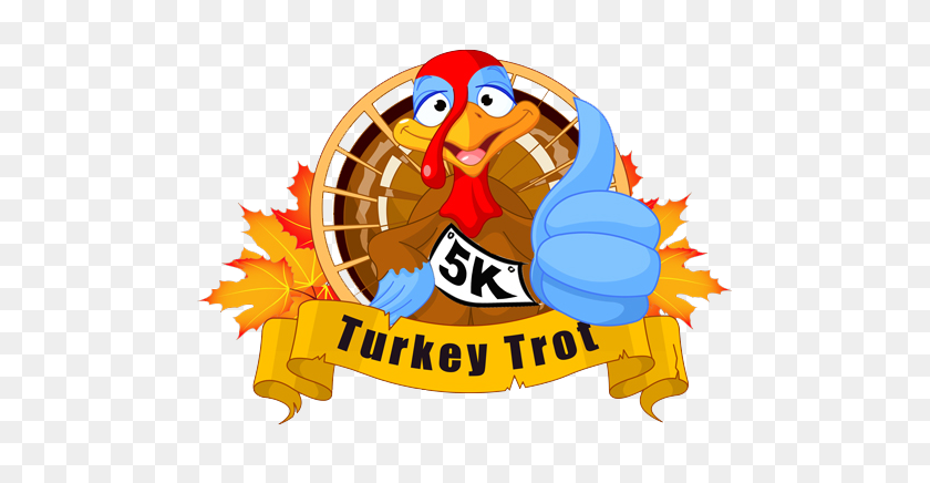 483x376 The National Turkey Trot - Turkey Trot Clip Art