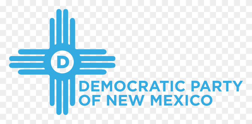 2593x1178 Демократическая Партия Нью-Мексико - Логотип Демократической Партии Png