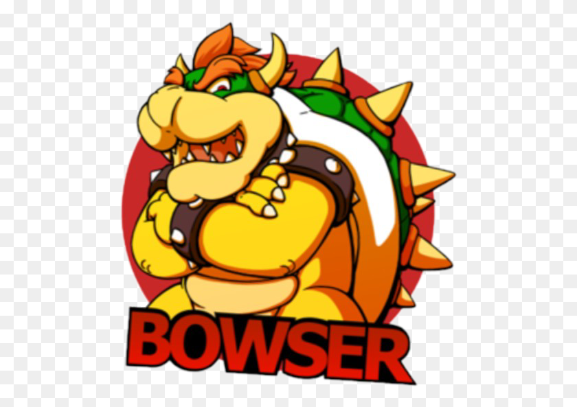 491x533 The Newest Bowser Jr Stickers - Bowser Clipart