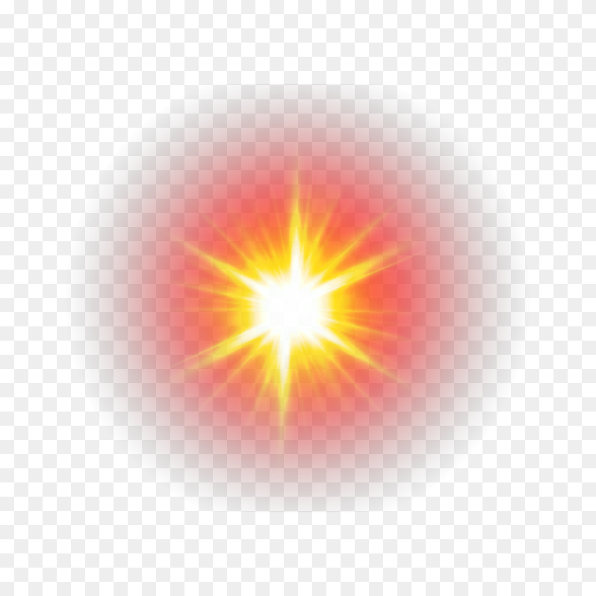 2508x2508 The Newest Bright Light On Future Stickers - Orange Lens Flare PNG