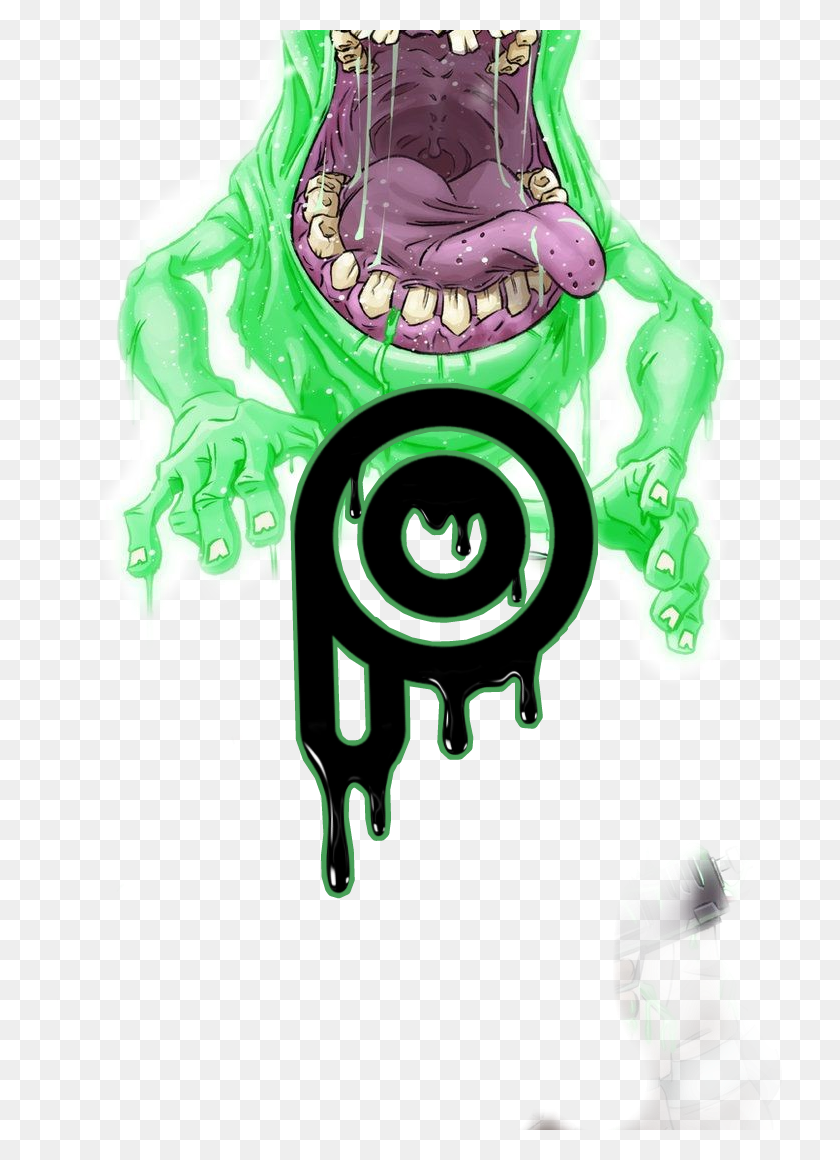 725x1100 The Newest Ghostbusters Stickers - Slimer Clipart