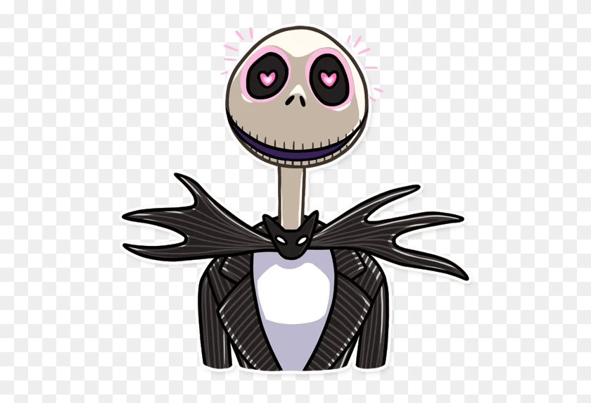 512x512 The Nightmare Before Stickers Set For Telegram - Nightmare Before Christmas PNG