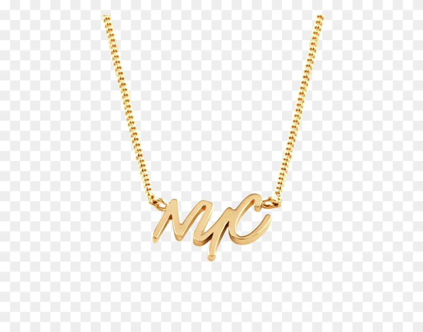 600x600 The Nyc Signature Necklace - Chain Necklace PNG