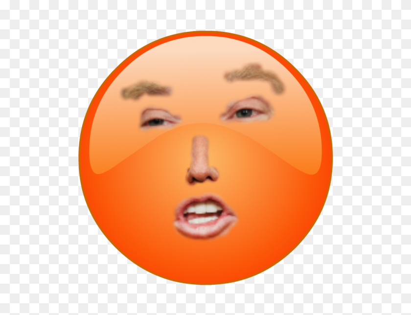1023x767 El Oficial De Donald Trump Emoji - Cara De Donald Trump Png