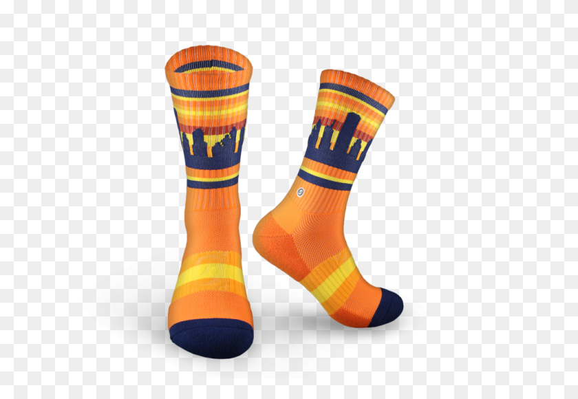 1024x683 The Official Houston Skyline Socks For Astros Fans Skyline Socks - Houston Skyline PNG