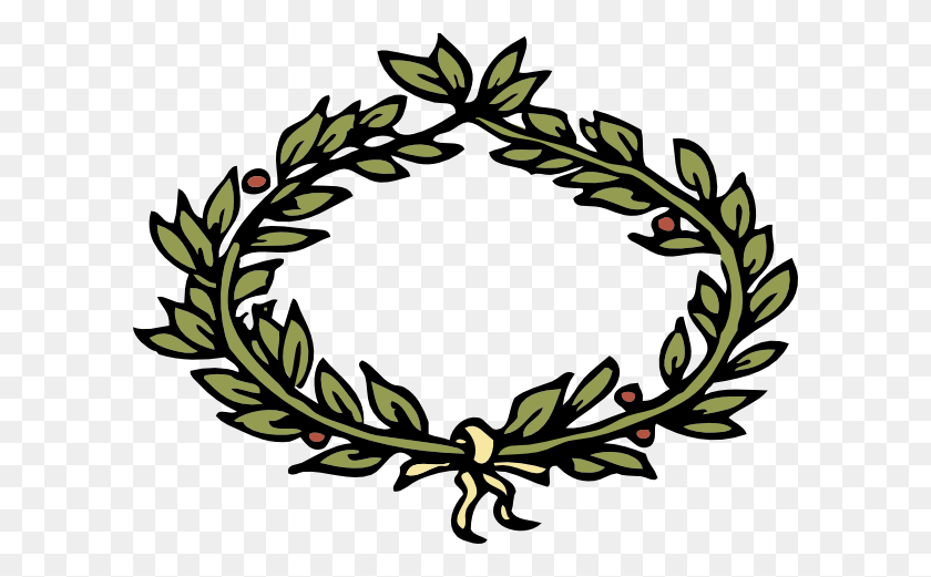 600x461 The Olympic Laurel Wreath - Laurel Wreath Clip Art