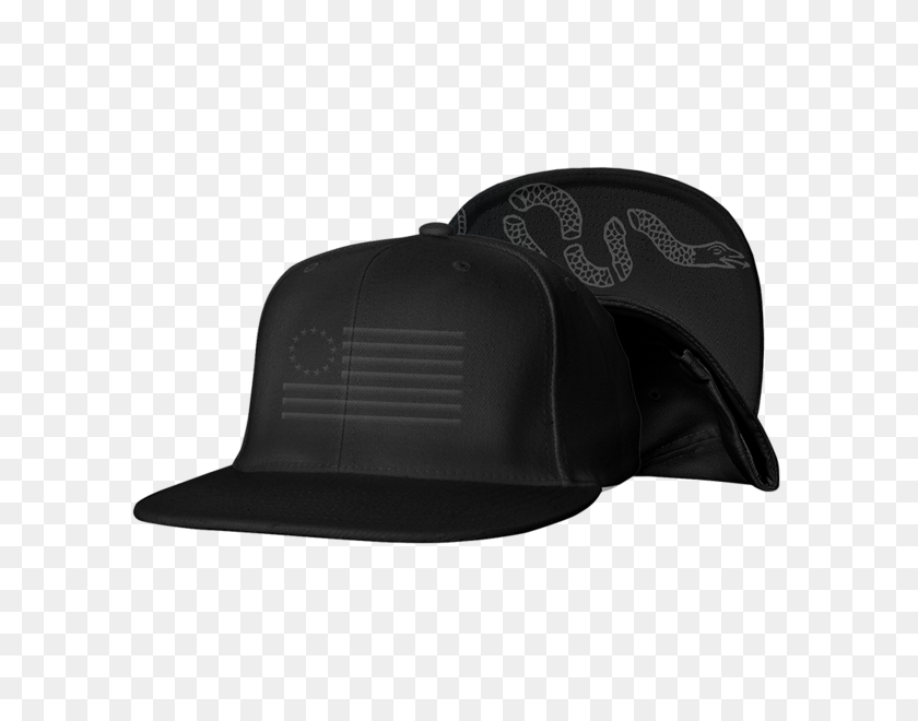 600x600 The Original Thirteen Snapback Blacked Out Edition - Backwards Hat PNG