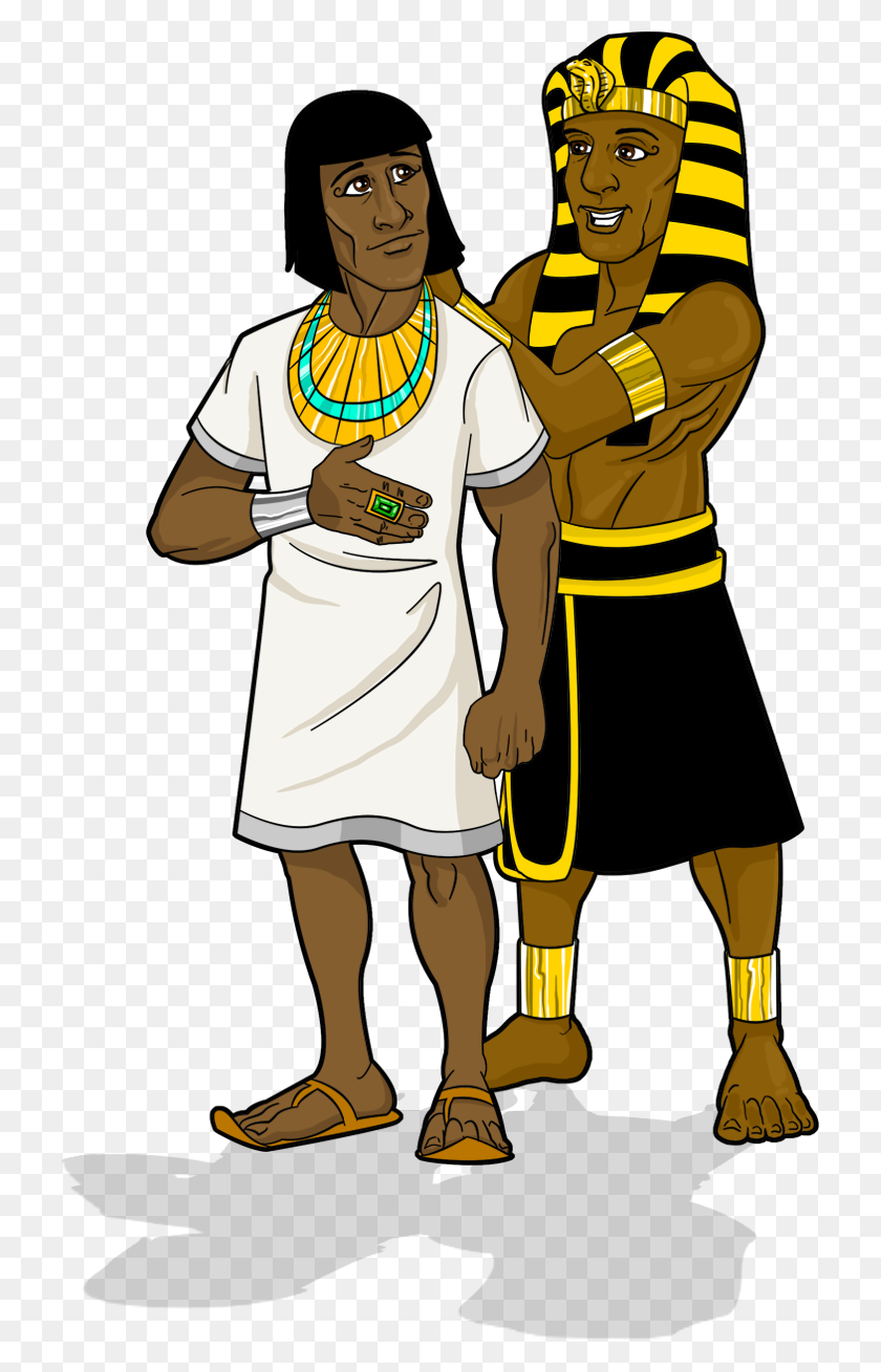 723x1249 The Patriarchs, Moved With Jealousy Against Joseph, Sold Him Into - Moses And Pharaoh Clipart