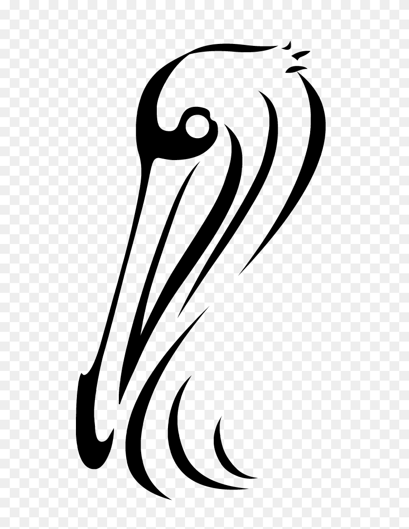 768x1024 The Pelican Group - Pelican Clipart Black And White