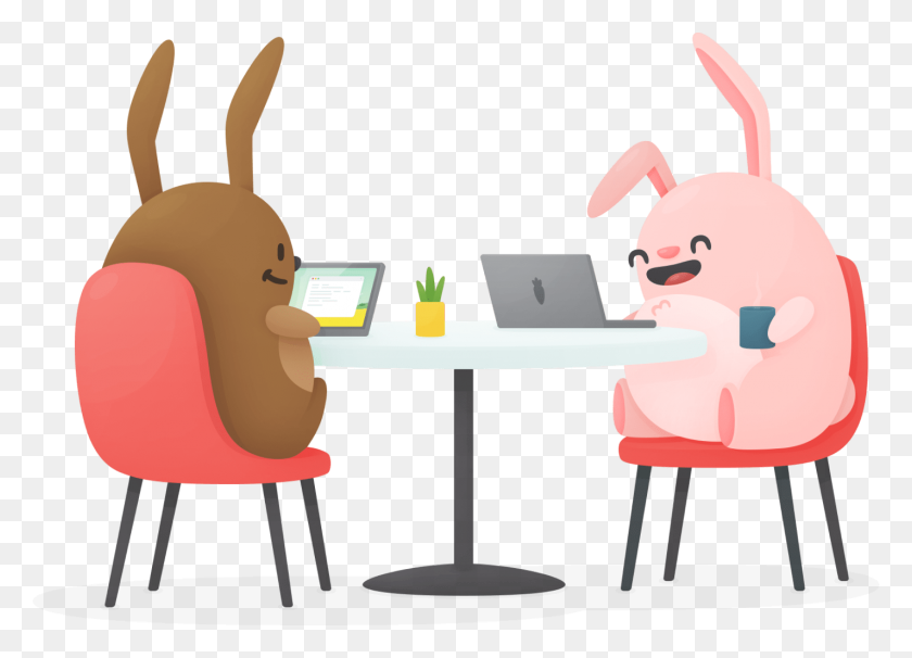 1425x999 The People Behind The Bunny - What Do You Think Clipart