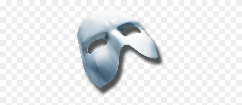 307x307 The Phantom Of The Opera Official Website - Phantom Of The Opera Mask PNG