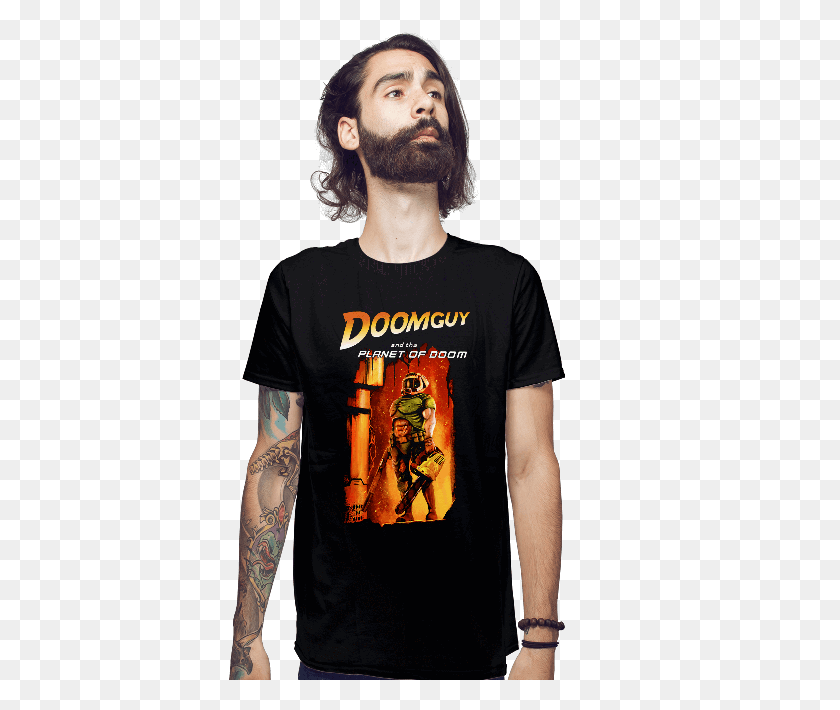 650x650 The Planet Of Doom Shirt Shirtpunch! - Doomguy PNG