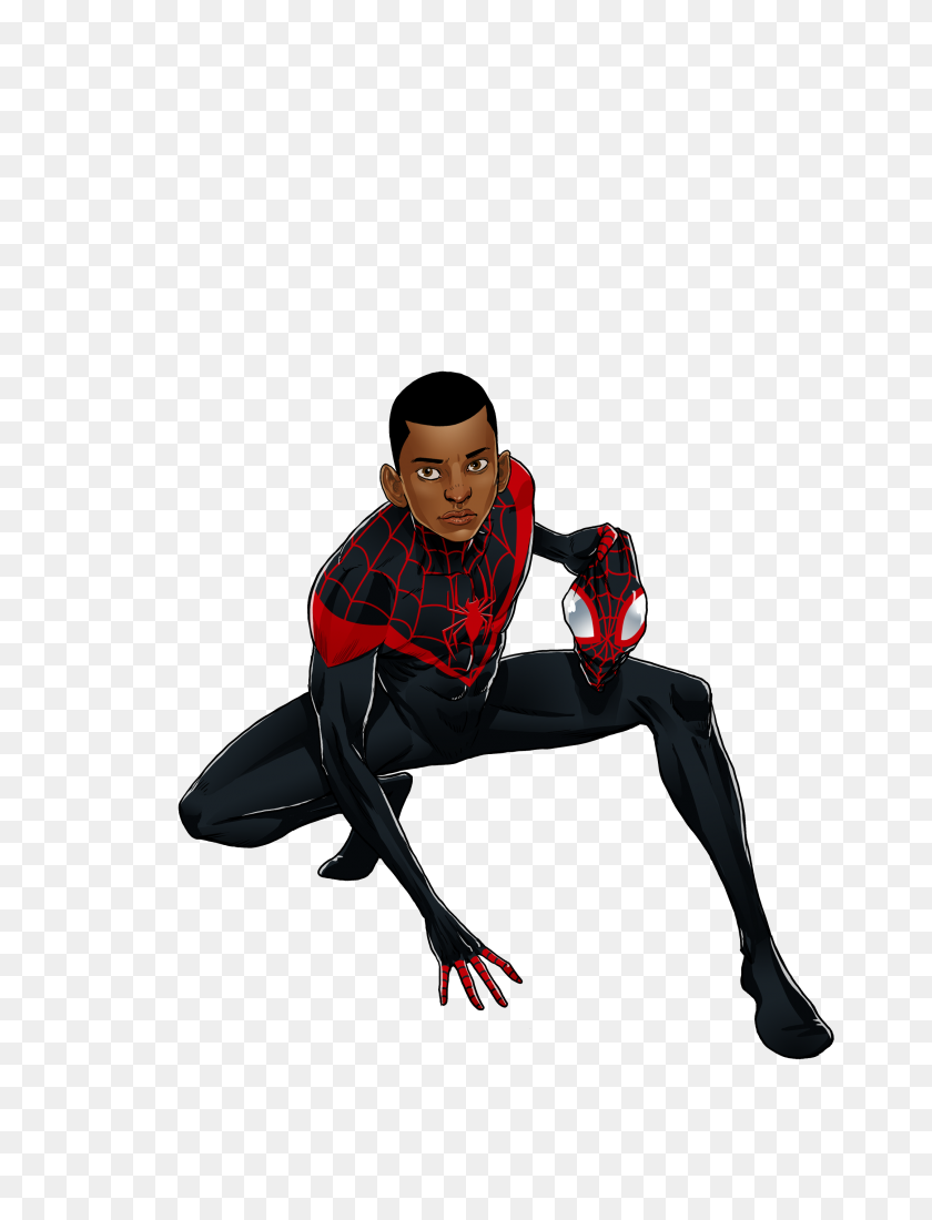 2160x2880 The Power Of Diversity Classic Superheroes Reimagined For Today - Miles Morales PNG