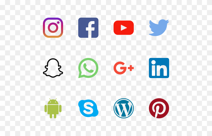 560x480 The Power Of Social Media - Social Media Icons PNG