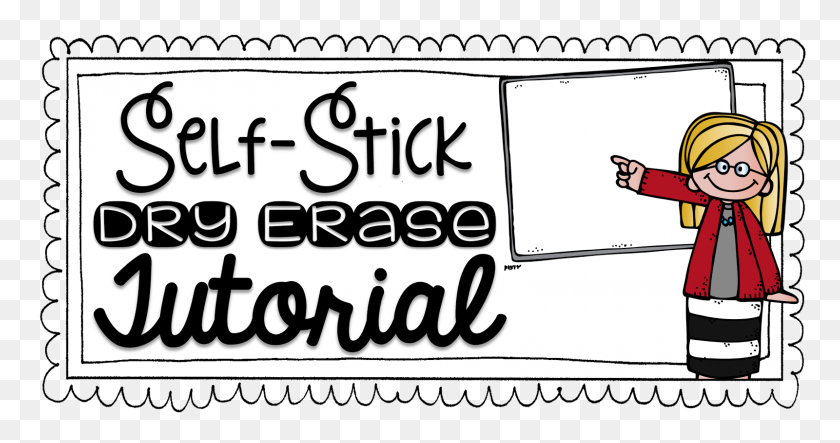 1600x787 The Primary Gal Self Stick Dry Erase Tutorial! - Dry Erase Board Clipart