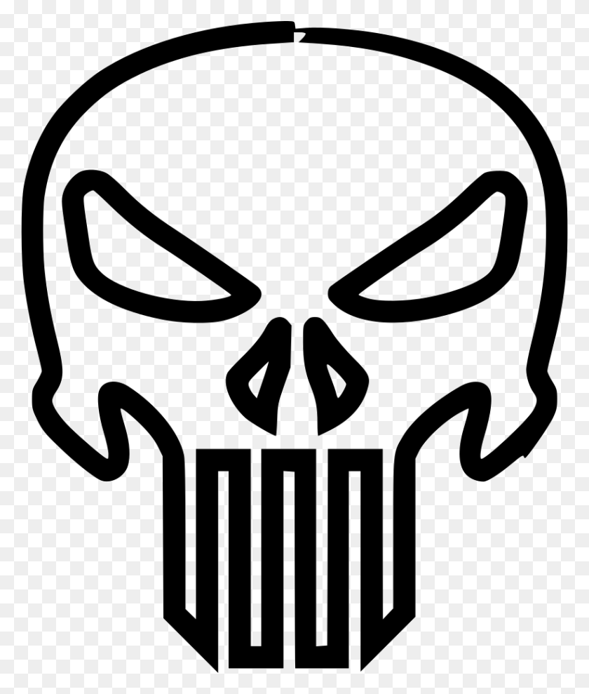 822x980 The Punisher Png Icon Free Download - Punisher PNG